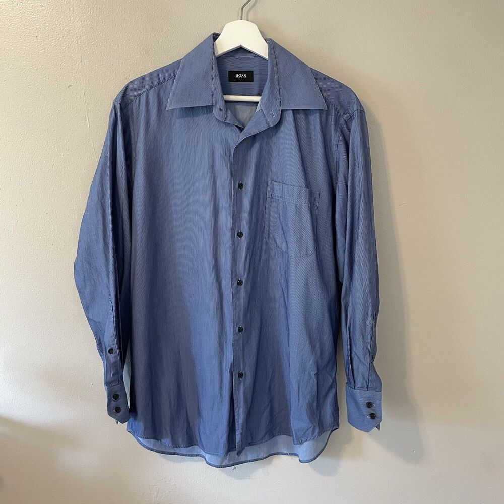 Boss Hugo Boss Dress Shirt Button Down Sz 15.5 32/33